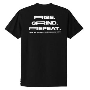 XS Rise. Grind. Repeat. Tee - Black
