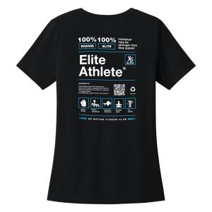 Ladies XS Elite Athlete Tee - Black