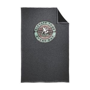XS 54"x84" Sweatshirt Blanket - Charcoal