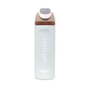 Artistry 24 oz Stainless Owala Bottle - Baby Blue/Tan