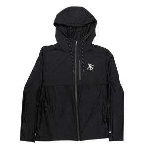 XS Full Zip Hooded Jacket - Black
