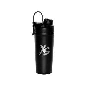 XS 26 oz Stainless Steel Shaker Bottle - Black