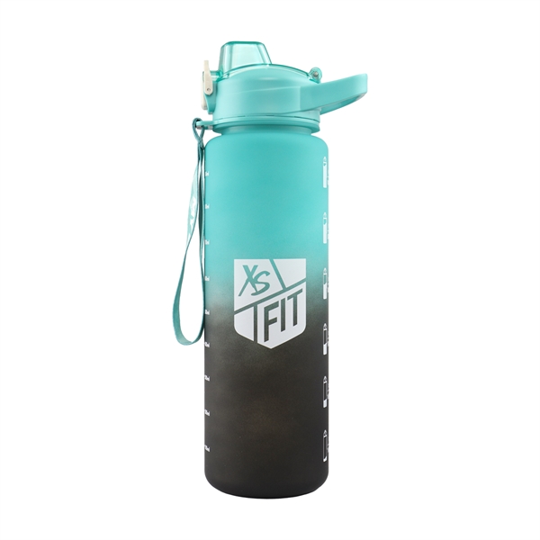 900ml Water Bottle - Stay Hydrated and Motivated On-the-Go