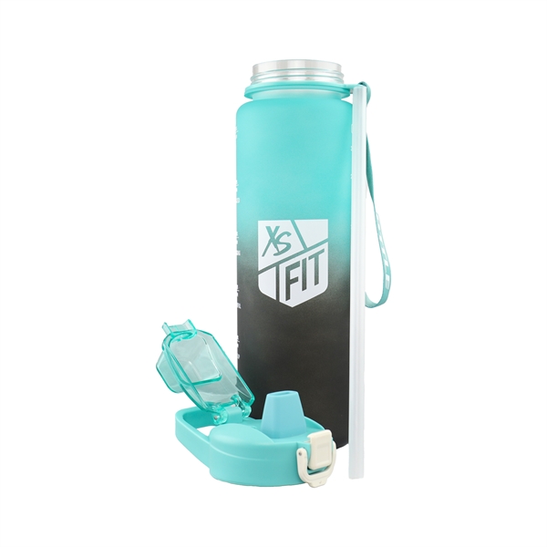 GO ALL DAY® 25-oz. Shaker Bottle (Clear) - GO ALL DAY® Athletic Apparel