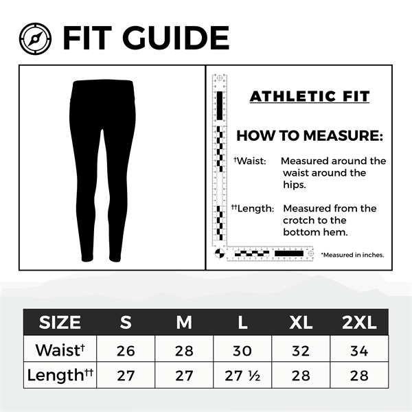 Ladies XS® Fit Performance Leggings - Black - AmwayGear