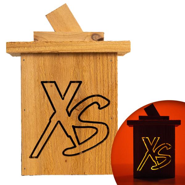 Featured Product - Special Edition XS Wood Jack-O-Lantern with Fairy Lights